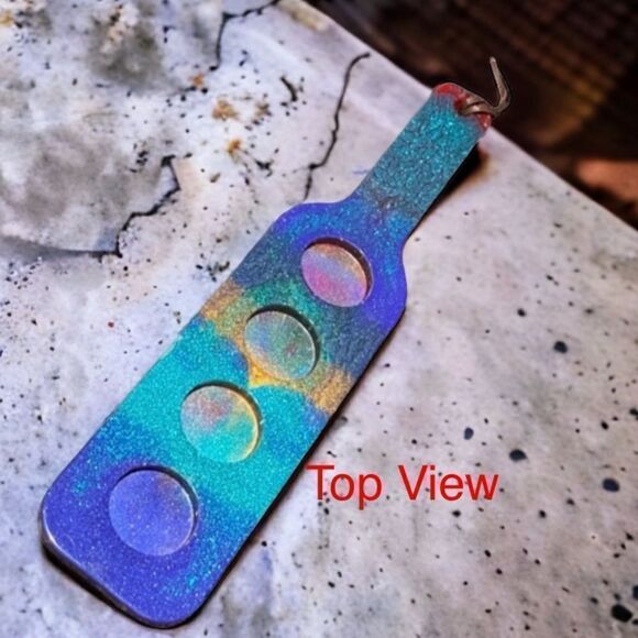 HANDCRAFTED Resin Shot Glass Serving Tray - Picture 1 of 7